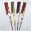 C018 pente de cabelo estilo rabo pontiagudo pente de plástico cabelo longo pente pequeno pente antiestático pente de dentes densos