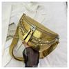 Bolso de Pecho Estilo Deportivo de Moda Diseño Nicho Bolso Cruzado para Mujer 2024 Nuevo Patrón de Piedra Bolso de Hombro para el Trabajo y el Viaje