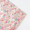 Tecido Liso Estilo Ins com Estampa Floral Fresca Tecido para DIY Artesanal Roupa de Cama Cortina Forro Floral