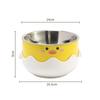 Tazón de Comida para Gatos de Dibujos Animados, Tazón para Perros, Tazón de Comida, Patito Amarillo, Tazón para Gatos Antivuelco, Tazón para Arroz para Gatos, Tazón para Beber para Perros, Suministros para Mascotas
