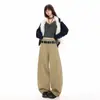 Jeans Scimitar Laranja Infantil # Preto Puro High-End de Perna Larga para Mulheres, Caimento Solto, Emagrecedor, Valoriza a Silhueta, Versátil, Calças de Comprimento Total.