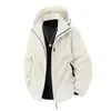 Jaqueta de Trabalho Masculina da Moda Outonal de Marca com Capuz Removível, Roupa Casual Masculina para Primavera e Outono, Jaqueta Corta-vento