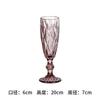 Taças de Champanhe Coloridas, Copos de Suco, Copos para Bebidas, Taças de Vinho Domésticas Espessadas com Relevo, Taças, Taças de Vinho Tinto, Copos de Vidro
