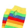 Guantes de Punto Arcoíris Transfronterizos Mangas Rayadas de Colores Guantes de Fiesta Orgullo Europeo y Americano Fiesta Festiva Colorida