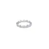 Anillo de Encaje Súper Brillante Tj001 con Pedrería, Diseño de Nicho, Estilo Francés de Alta Gama, Exquisito Anillo para el Dedo Índice