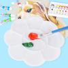Directo de fábrica hecho a mano DIY paleta mediana flor de ciruelo 13cm pintura infantil acrílico suministros de arte para pintar
