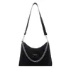 Nova bolsa de ombro estilo coreano 2026, bolsa feminina de design de nicho fashion, bolsa simples com corrente para o dia a dia, bolsa de ombro moderna e versátil