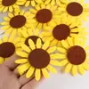 Novo Grampo de Cabelo Girassol Tridimensional Fofo Pequena Flor Infantil Presilha de Bico Acessório de Cabelo para Franja Venda por Atacado