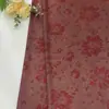 Tela de satén de acetato estampada con patrón oscuro de estilo chino y relieve dorado, adecuada para vestidos cheongsam de mujer, chalecos y telas satinadas florales brillantes