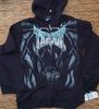 Sudadera con Cierre E-Commerce Transfronterizo Americano Retro Street Hip-Hop Holgada Estampada Primavera y Otoño Chaqueta con Capucha Oversize