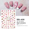 Redanco novo 3D net vermelho explosões primavera rosa unhas adesivos de volta cola adesivos de unhas flor jóias atacado