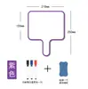 Quadro Branco Portátil Dupla Face, Quadro Negro Apagável para Transmissão ao Vivo, Quadro de Escrita, Quadro de Prompts, Quadro de Escrita de Mesa, Quadro de Respostas Portátil
