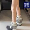 2025 Novo Estilo de Inverno Estilo Milênio Botas de Neve Peludas Forradas com Lã e Espessadas Aumento Interno Altura Quente Sapatos de Algodão do Nordeste Botas Curtas