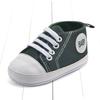 Zapatos de Lona Estilo Primavera y Otoño para Niños y Niñas de 0 a 1 Año, Zapatos de Bebé Antideslizantes con Cordones, Zapatos de Suela Blanda, Ligeros y Protegen el Pie