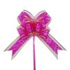 Cinta de flores para regalo de Navidad, diseño de flores de gasa de nieve de Phnom Penh, con lazo mediano de 30 cm, en forma de corazón, para regalo de Navidad.