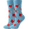 Calcetines de otoño e invierno de Amazon para mujer, calcetines de animales, calcetines de frutas, calcetines de marea para hombre, calcetines de comida divertidos.