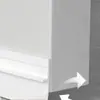 Tira de vedação inferior para fresta de porta autoadesiva à prova de som anti-roubo defletor de fresta de porta tira de borracha para porta de vidro tira para vento de janela