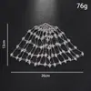 Cadena para el Cabello de Malla Cortada de Nuevo Producto Transfronterizo Moda Europea y Americana Rendimiento Escénico Tocado de Pedrería Cadena para el Cabello Cadena para el Cabello