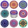 Porta-copos de Cerâmica 10cm Estilo Boho Antiderrapante Absorvente para Café