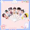 Times Youth League cp Song Yaxuan Liu Yaowen Artículos de apoyo para conciertos de estrellas Abanico plegable de siete pliegues