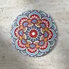 Posavasos Redondos Tridimensionales Estampados en Oro Transfronterizos Almohadillas Aislantes de Corcho Amazon Posavasos de Cerámica para Tazas de Café Retro