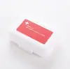 Caixa de remédios pequena portátil para viagem, sub-embalagem, à prova de umidade, grande capacidade, caixa de remédios retangular de plástico, caixa de armazenamento, vendas diretas da fábrica