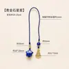 Chaveiro de Pedra de Cristal Natural Runya, Pingente de Celular Anti-Perda, Cordão Chaveiro Desmagnetizador de Cascalho Atacado