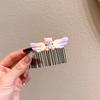 Peine para el cabello con artefacto para romper el cabello de niños, horquilla para el cabello con acabado de flequillo, accesorios para el cabello de verano, tocado con horquilla para mujer