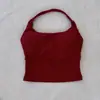 Chaleco de Yoga Ajustado Cruzado con Cuello Halter, Nuevo Chaleco Deportivo de Secado Rápido y Alta Elasticidad, Top Versátil Casual Ajustado