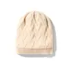 Cachemira Otoño/Invierno 2026 Nuevo Sombrero de Punto de Alta Gama para Mujer, Cálido para Exteriores, Color Sólido, Protección para Orejas, Gorro de Punto Casual para la Cabeza