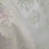 Tela Jacquard con Textura Floral en Relieve Oscuro Transparente Estéreo para Vestido de Moda Ropa de Primavera y Verano Ligera y Ligeramente Transparente