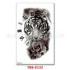 Pegatina de Tatuaje Pegatina de Tatuaje para Mujer Flor Brazo Medio Brazo Set de Pegatinas de Tatuaje