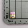 Mini tamanho pequeno Come Come Brinca Olhos Pão Bebida Resina Acessórios Brincos Arte de Unha Acessórios DIY Grampo de Cabelo Creme