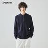 Ropa para Hombre Apo Suéter Cruzado para Hombre con Media Cremallera, Estilo Otoñal Perezoso Old Money, Top Grueso Holgado de Raglán Capa Interior.