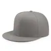 Gorra de Béisbol Planas de Seis Paneles Estilo Americano con Bloques de Color Transfronterizos, Gorra de Béisbol Lisa de Color Sólido con Visera Plana Estilo Hip-Hop Unisex, Estilo Unisex