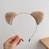 Diadema para Lavado Facial de Gato con Orejas de Gato Hembra, Adorable Pinza para el Cabello de Felpa, Popular en Internet 2023 Nuevo Tocado Alto para la Parte Superior de la Cabeza