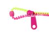 No. 5 collar de cremallera bicolor joyería para estudiantes tarjetero cordón llavero para niños ventas directas de fábrica