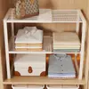 Estante Organizador de Capas para Almacenamiento de Armario Extensible para Ropa Estante Desplegable para Armario Utilización del Espacio Estante para Zapatos