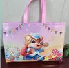 Bolsa de mano de tela no tejida, moderna y sencilla, para compras, regalos, protección del medio ambiente, capacitación, promoción, publicidad, engrosada, con impresión de logotipo, al por mayor
