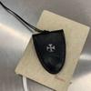Liberación de ambas manos ~ nueva cadena para gafas colgante de cuello de cuero negro portátil para guardar gafas de gatito, cadena para gafas de sol anti-pérdida, regalo