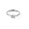 Mobius Shines Anillo Galaxia Par de Estudiantes para Anillo Día de San Valentín Novia Da Novia Anillo de Apertura