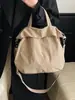 Bolso de Mano de Nylon de Gran Capacidad Casual para Mujer 2026 Nuevo Bolso Tote Simple Color Sólido de Moda Versátil Bolso Cruzado