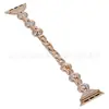 Adecuado para Apple iwatch metal aleación de zinc Diamante calabaza correa de reloj Apple watch S9 cadena de reloj de moda