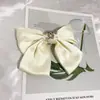 Estilo Coreano Elegante Moda Laço de Cetim Prendedor de Rabo de Cavalo Estilo Coreano Retrô Sensação de Alto Padrão Prendedor de Cabelo Traseiro Mulheres