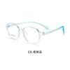 Gafas de TR retro multilaterales de dos colores con degradado ligero, montura lisa, adelgazantes, resistentes al desgaste y antideformación, lote Danyang