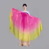 Leque de Cartilagem, Luzes Wanjia, Dança de Abertura da Gala do Festival da Primavera, Performance de Dança Colorida, Adereços de Dança do Leque Espinha de Peixe