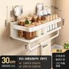 Estante de especias de cocina con ventosa al por mayor estilo crema sin perforaciones para frascos de condimentos suministros de almacenamiento soporte para ollas y cuchillos para colgar en la pared