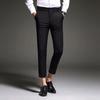 Pantalones Cortos de Verano para Hombre Ajustados Delgados Pantalones de Vestir Casuales Estilo Coreano Modernos Ajustados Otoño