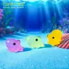 Novo Produto Transfronteiriço: Mini Figuras de Polvo Coloridas Luminosas, Acessórios de Decoração DIY para Paisagismo de Aquário, Pequenos Ornamentos de Micro Paisagem