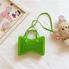 [Liquidación en Stock] Nuevo Modelo 2026 Bolso de Gelatina Lindo para Niños Bolso de Mariposa Bolso Mini Tejido Hueco para Monedas